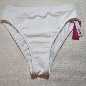 White bathing suit bottoms